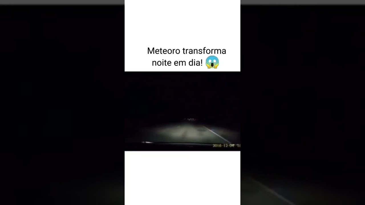 J&aacute; viu um Meteoro (estrela cadente)? Quando &eacute; intenso assim, &eacute; chamado de b&oacute;lido #shorts #meteoro