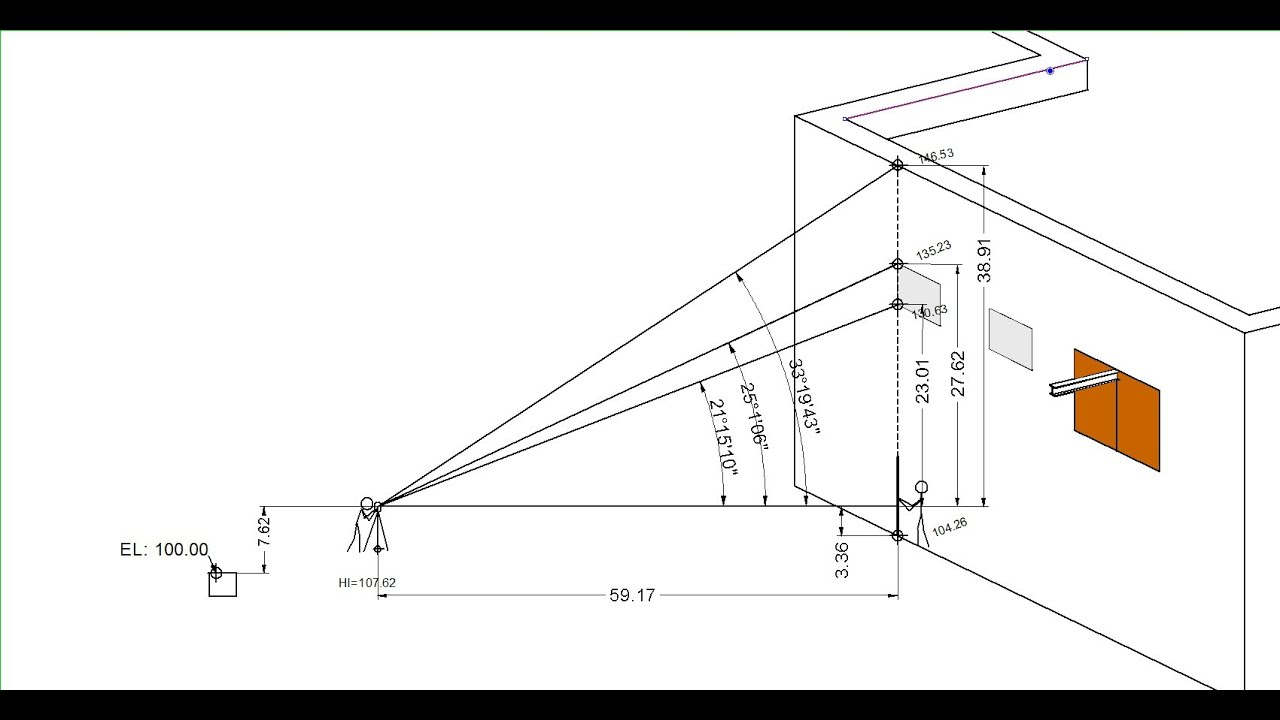 Remote Elevation Measurement with Theodolites