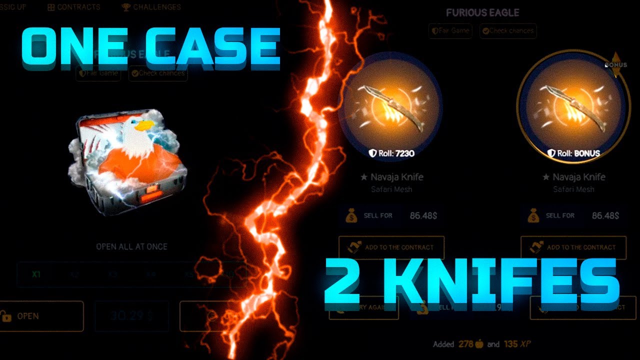 I GOT 2 KNIVES FROM 1 CASE?!?! (pandaskins)