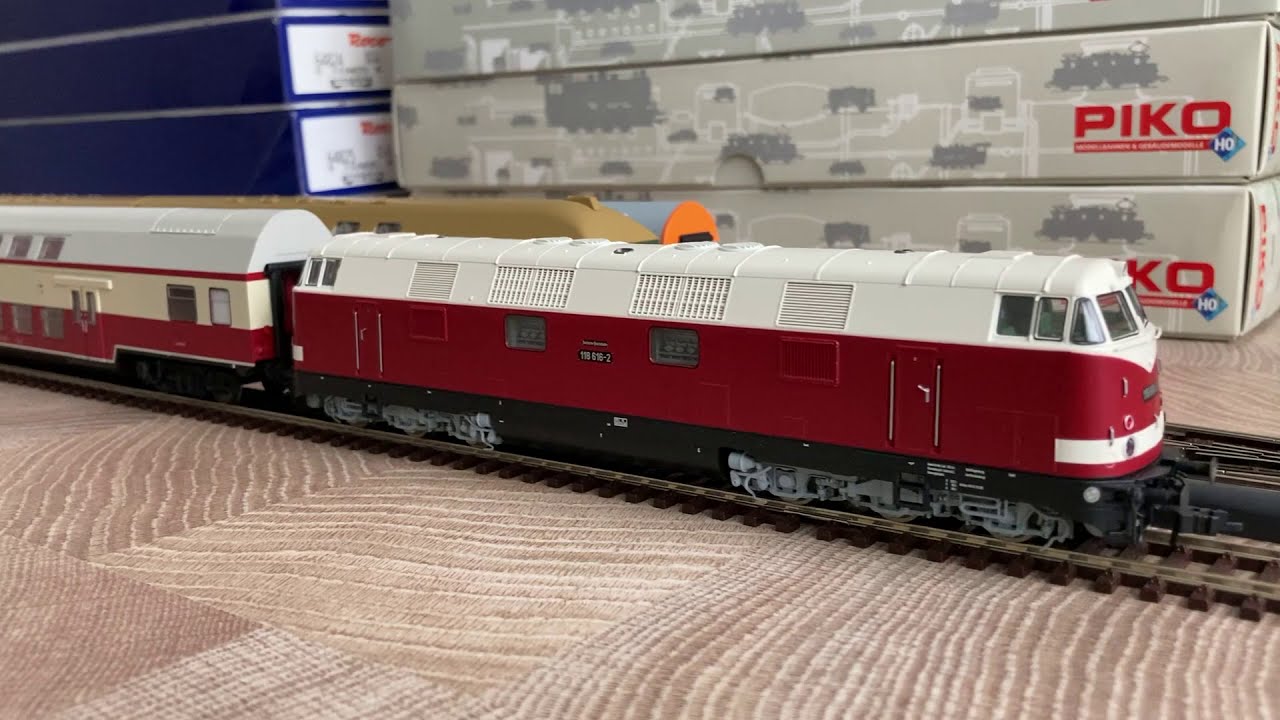 Dicke Babelsbergerin 118 616-2 Sparlack ROCO 73895 + Städteexpress, Sputnik