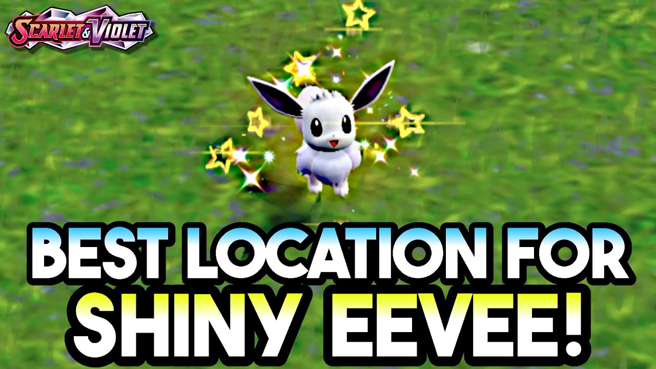 BEST Place For Shiny Eevee Hunting! Pokemon Scarlet and Violet
