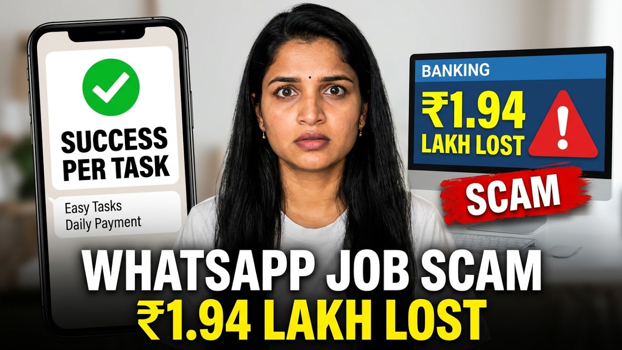 WhatsApp Job Scam: How She Lost ₹1.94 Lakh in 6 Days