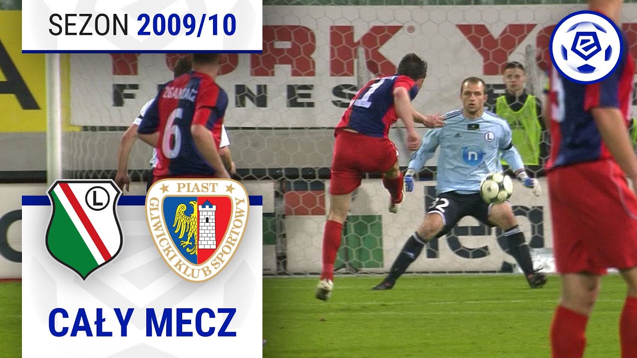 (1/2) Legia Warszawa - Piast Gliwice | CAŁY MECZ | Ekstraklasa 2009/10 | 25. Kolejka