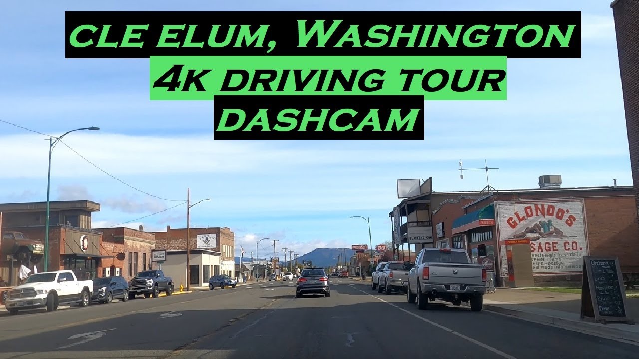 Cle Elum, Washington | 4k Driving Tour | Dashcam