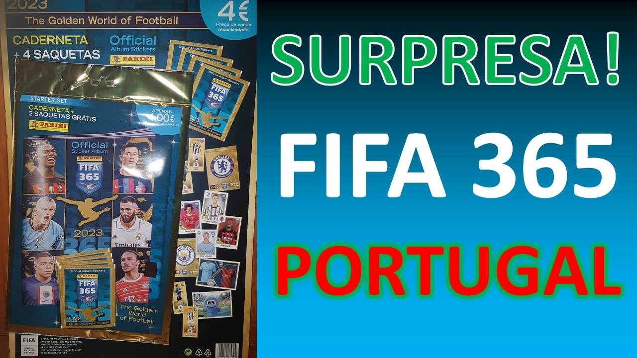 A FIFA 365 VOLTA A PORTUGAL! Starter Set Caderneta Cromos Panini