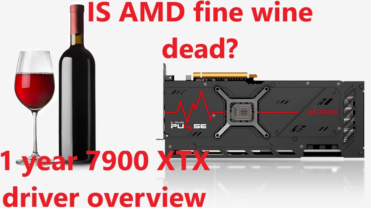 Is AMD fine wine dead? 7900 xtx drivers over 1 year period | 12 Games | Benchmark