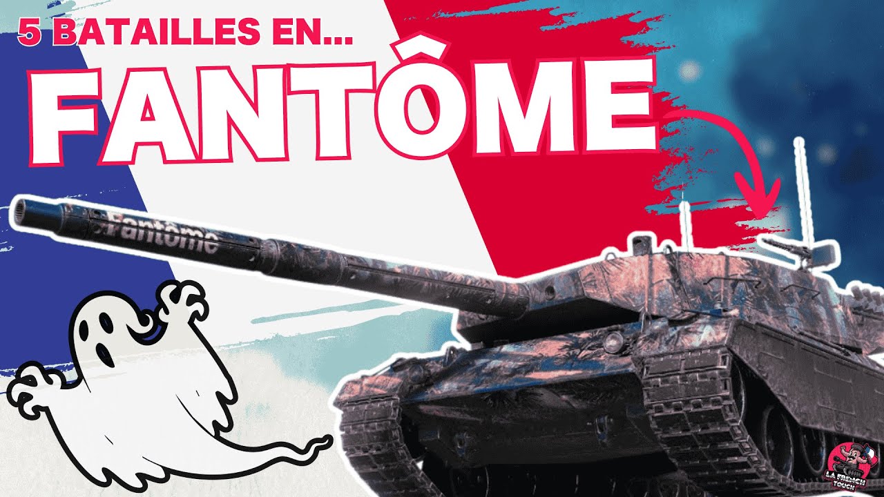 5 BATAILLES AVEC... le FANTÔME !! (au moins c'est gratuit) - World Of Tanks