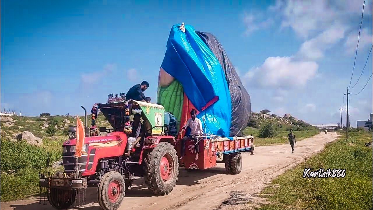 Big Ganesh transporting Hyderabad to Raichur Aagman Sneha Sangha youth Ganesh Thimmapurpet RCR