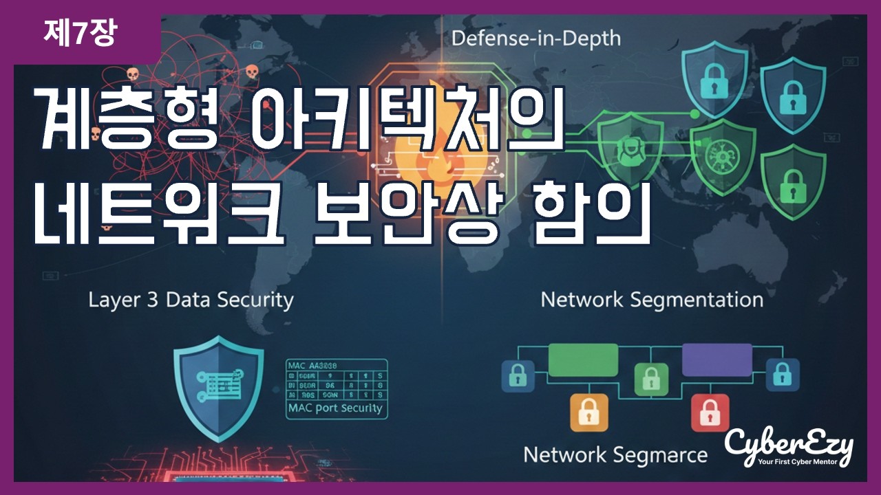 (사이버보안 강좌) 제7장. 계층형 아키텍처의 네트워크 보안상 함의 - OSI 및 TCP/IP 아키텍처 종합 가이드