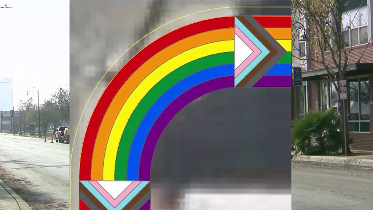 San Antonio prepares to move rainbows from crosswalks to sidewalks in Pride district