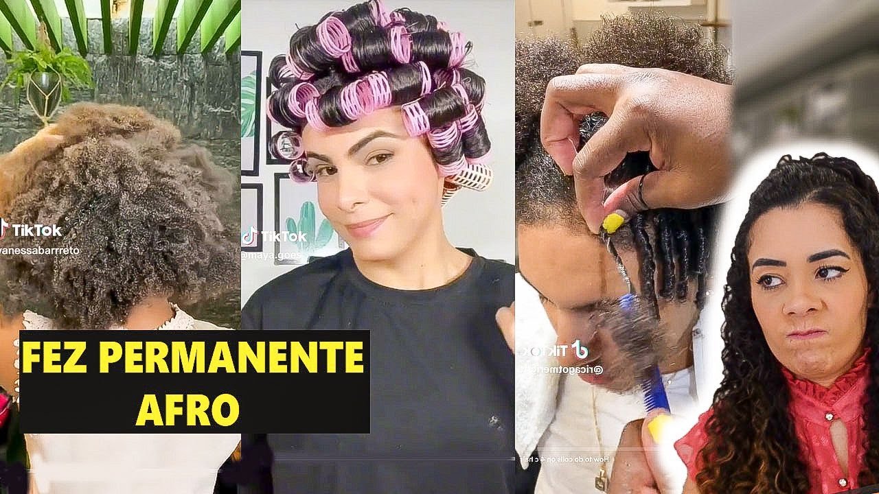 FEZ PERMANENTE AFRO NO CABELO CRESPO - REACT