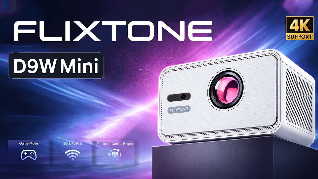 Проектор Flixtone D9W mini - ЯРКИЙ ПРОЕКТОР ДЛЯ ДОМА! / ОБЗОР Flixtone D9W Mini