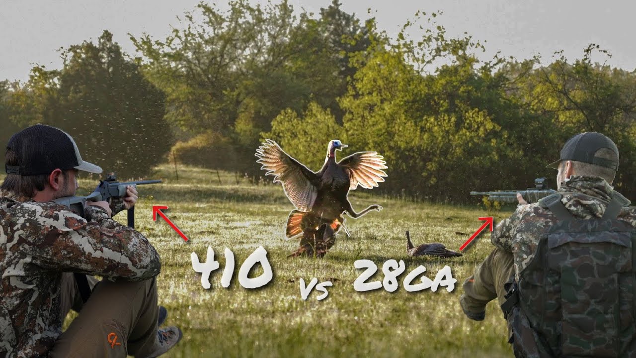 Doubled UP! 2 TOMS, 2 Shotguns, 410 & 28ga| Turkey Hunting