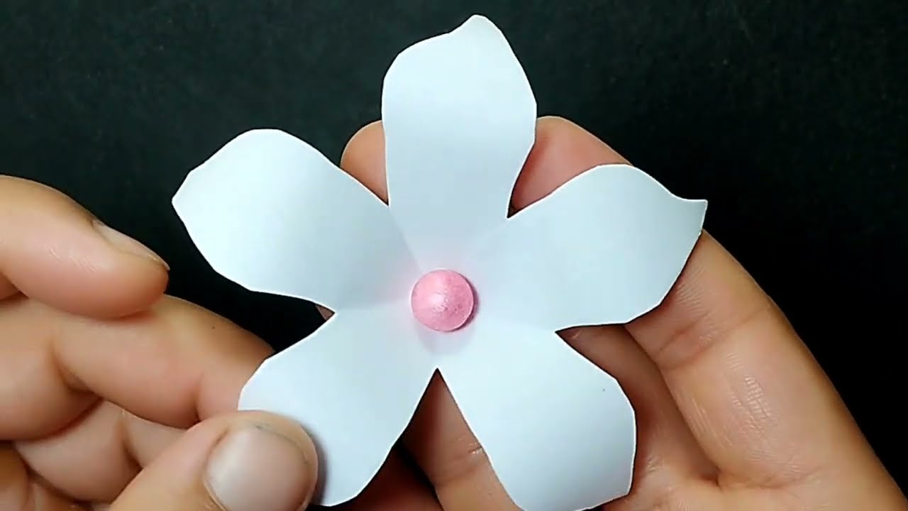 How To Make Easy Paper Flower/DIY Beautiful Paper Flower