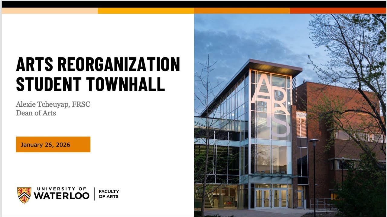 Arts Reorg Student Townhall, Jan. 26, 2026