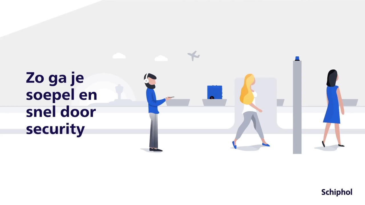 Slim je handbagage inpakken, sneller door de luchthaven security check
