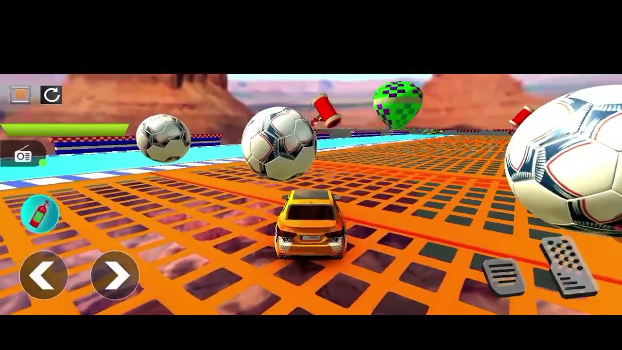 Mega remp car 🚗 stunts khatarnak challenge | 