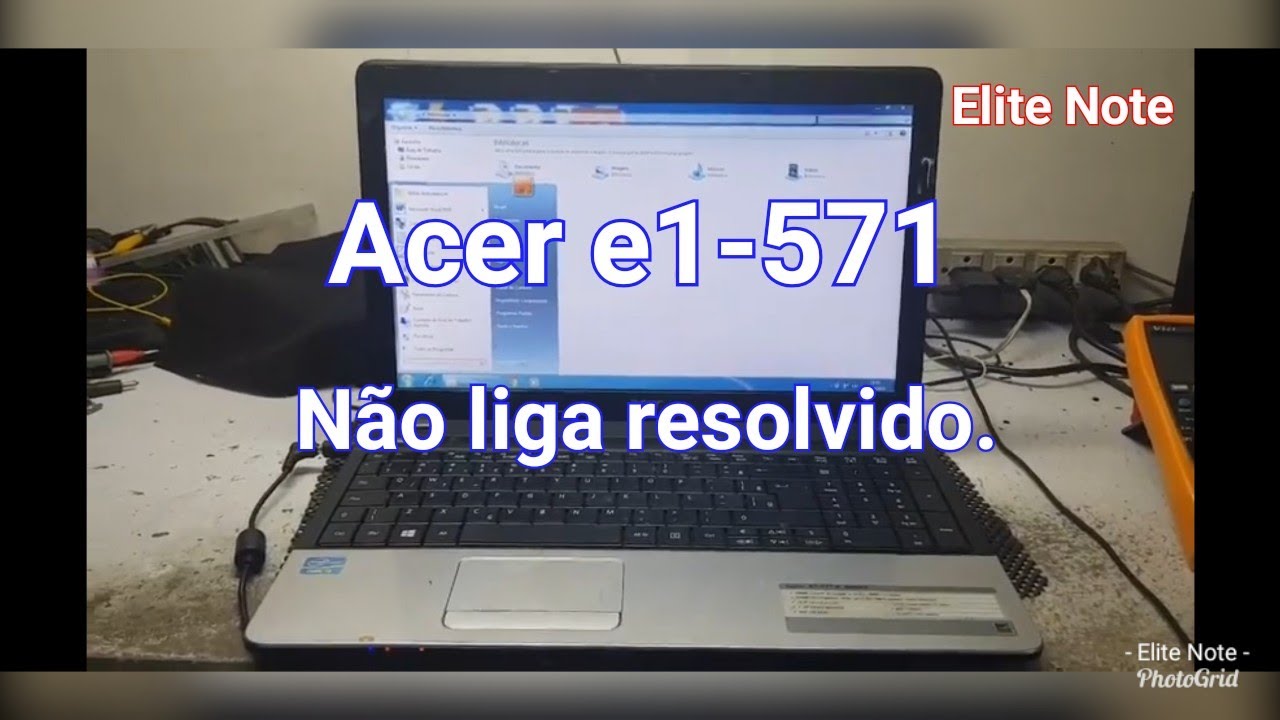 Acer e1-571 não liga resolvido.