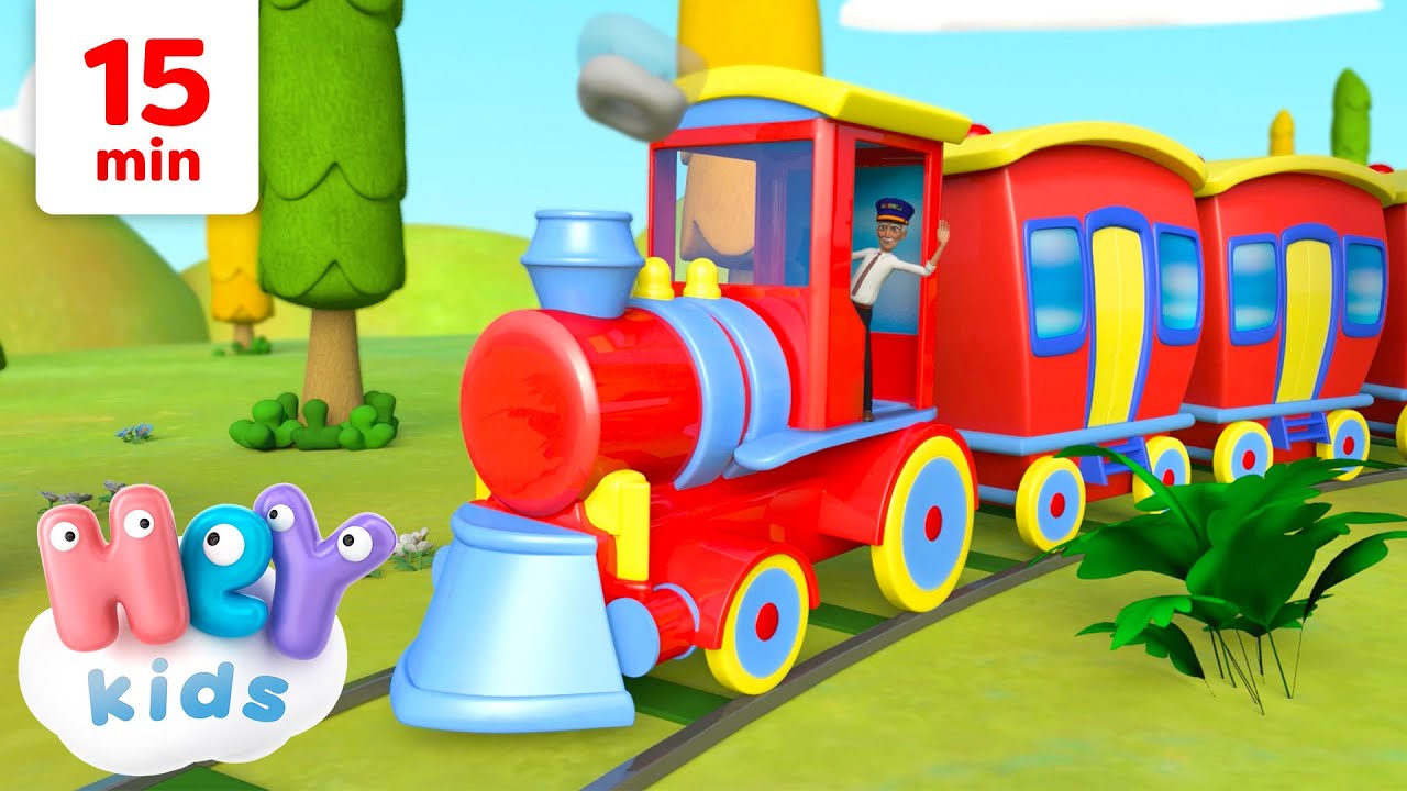 Fischia il treno, il treno fischia !  | Canzone del Treno | HeyKids Italiano - Canzoni Per Bambini