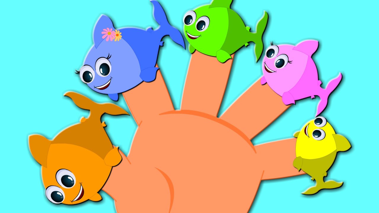 Finger Family Fish | Nursery Rhymes For Kids And Baby Songs For Childrens
