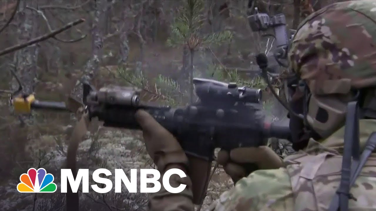 American Forces Participate In Active NATO Military Exercises In Latvia