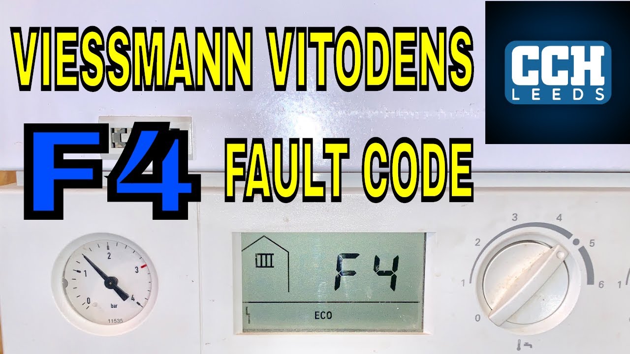 КОТЕЛ VIESSMANN КОД НЕИСПРАВНОСТИ F4 — Как сбросить?