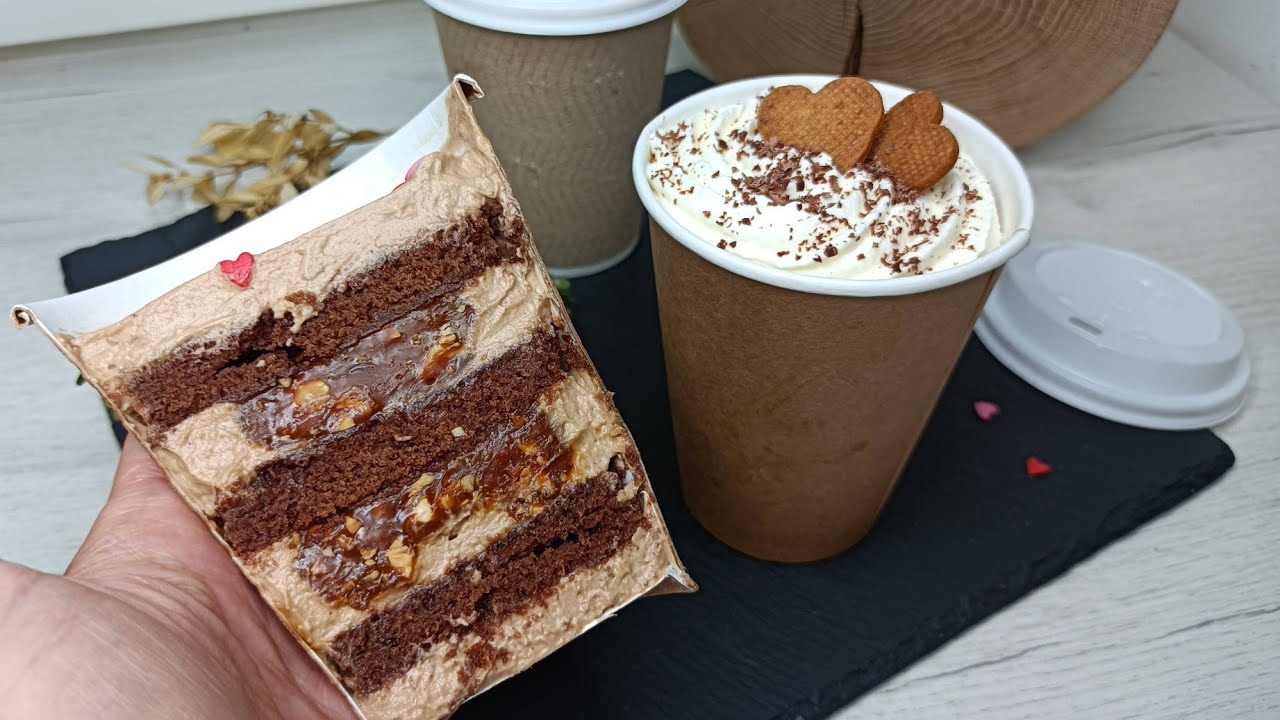 Что это? Кофе? Cake to go Торт в стакане