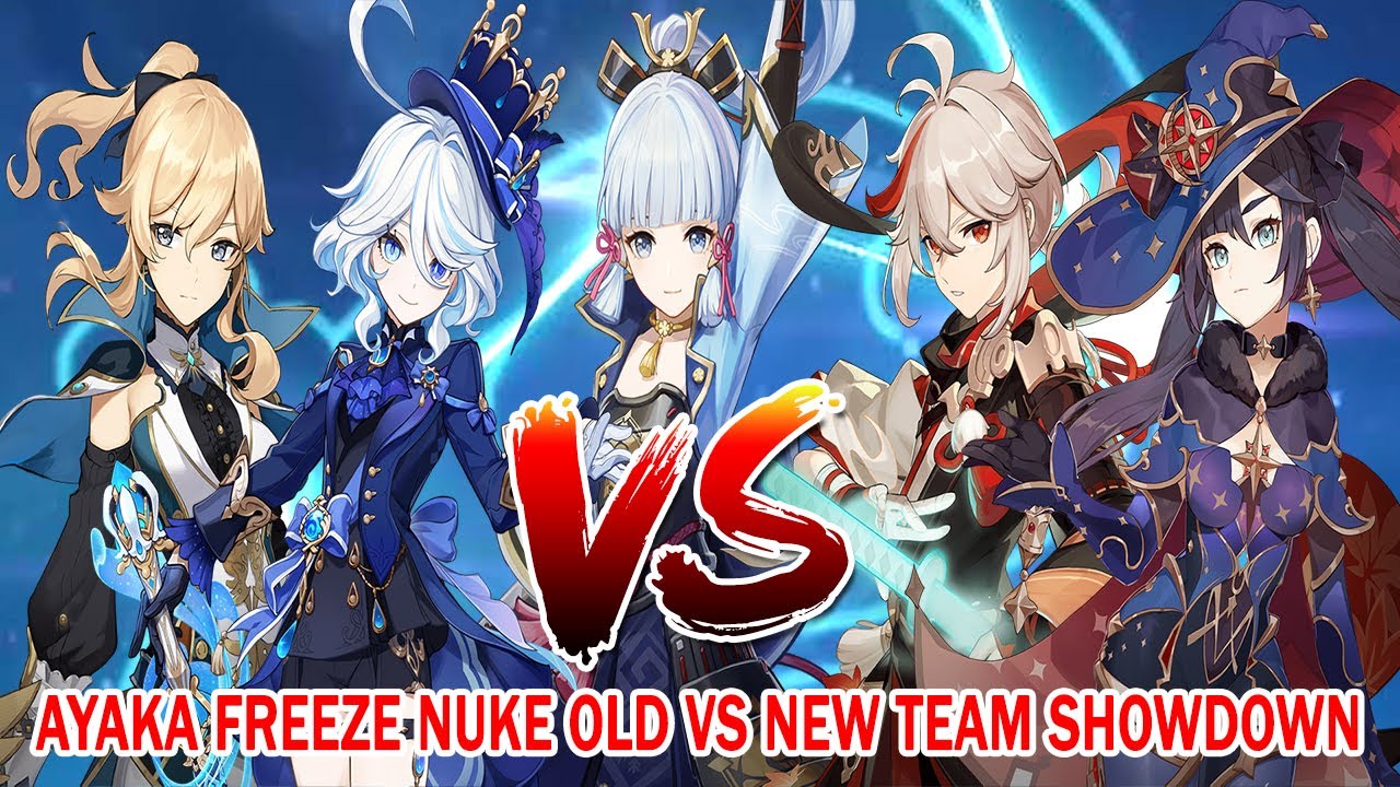 Furina & Jean vs Kazuha & Mona : Ayaka Freeze Nuke Old vs New Team Showdown 4.2