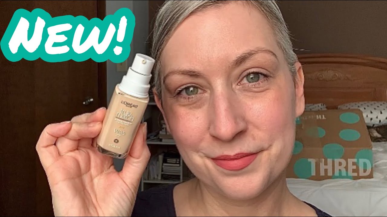 L’Oréal True Match Super Blendable Foundation review demo first impression over 40 makeup