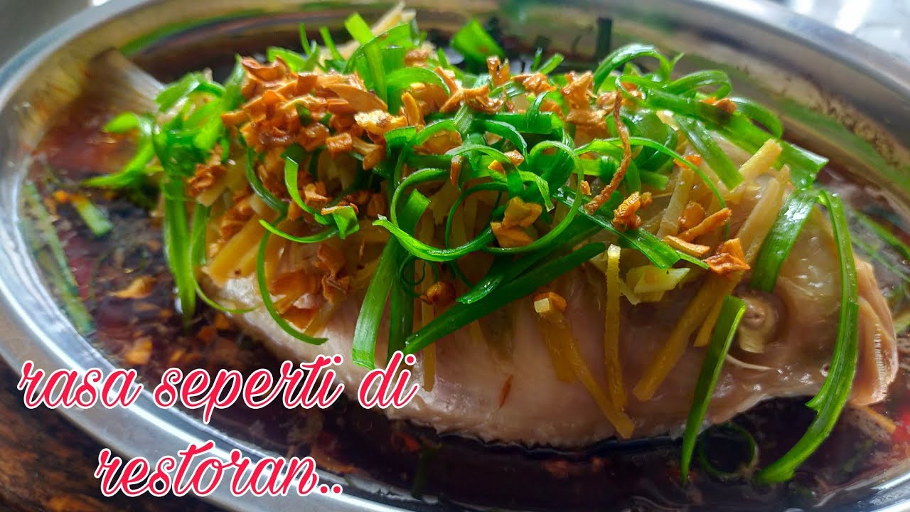 Ikan Talapia Merah Stim Chinese Style | Chinese Style Steamed Fish