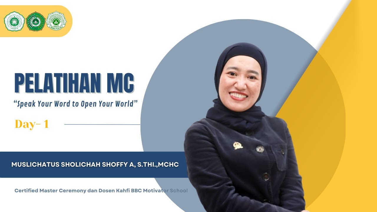 Pelatihan MC  Day 1