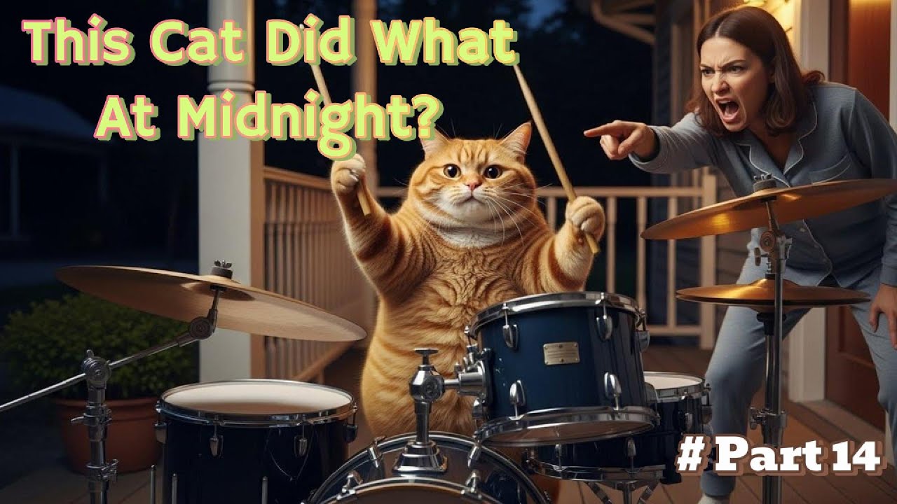 Cat Playing Music at Midnight With something 🎺🐈 — You Won’t Believe Its Reaction! Part 14