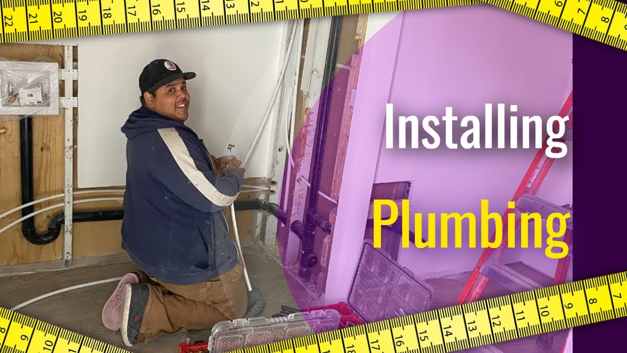 Installing Plumbing In A Commercial Space With Drywall And Flooring Already In