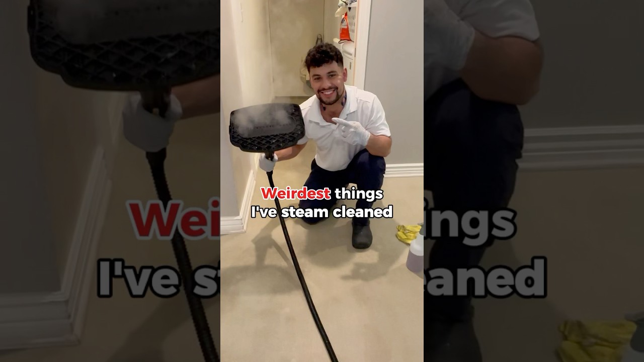 Weirdest things I&rsquo;ve steam cleaned in my 10 years of experience!#steamcleaning #cleaningservice