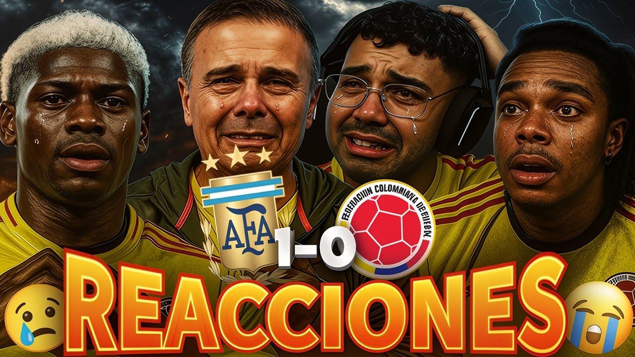 ¡REACCIONES DE COLOMBIANOS A LA DERROTA 1-0 CONTRA ARGENTINA EN EL MUNDIAL SUB 20! 🇨🇴😡⚽
