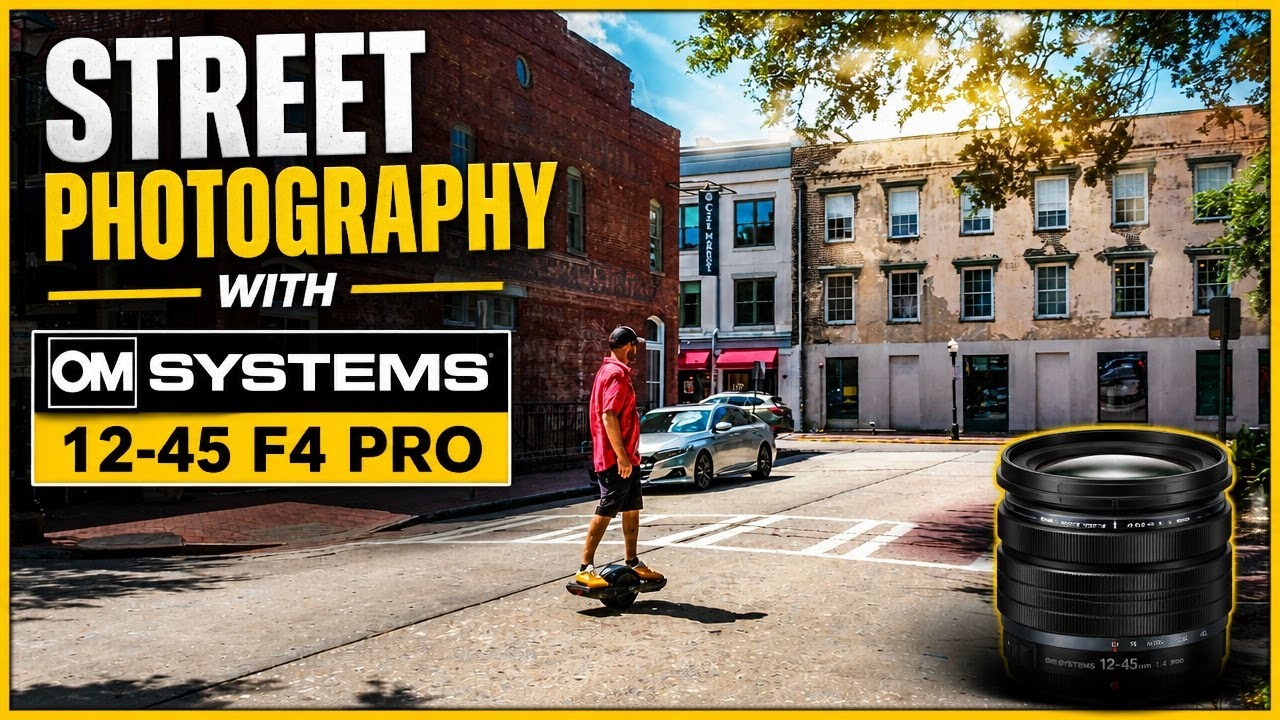 Street Photography With the OM Systems 12-45 F4 Pro