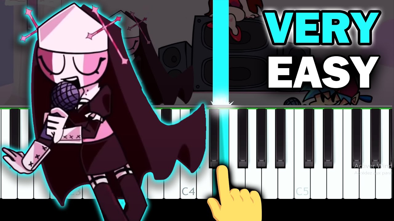 Parish - Friday Night Funkin (Mid-Fight Masses) OST - VERY EASY Piano tutorial