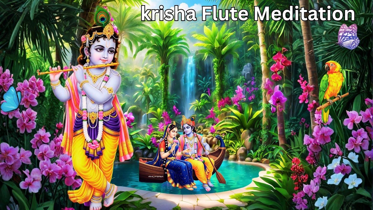 Krishna Flute Music for Stress Relief & Mental Peace,Relaxing,Meditation,Yoga