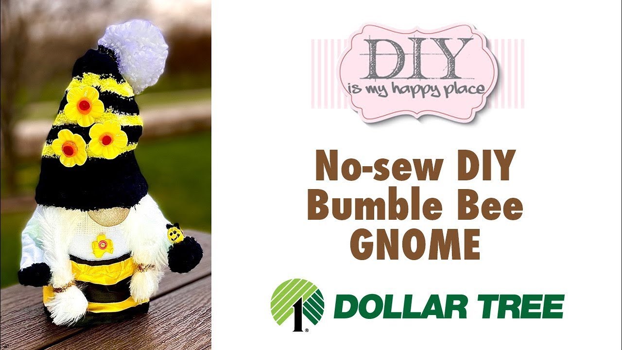 Adorable No-Sew DIY Bumble Bee 🐝  Gnome - (Part 1/5)