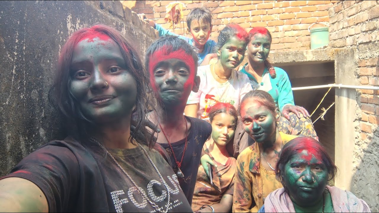 Ghar ki Holi sabse best 💕 | Family Holi Special Vlogs aaj bahut masti kiye apne family k sath 🥰