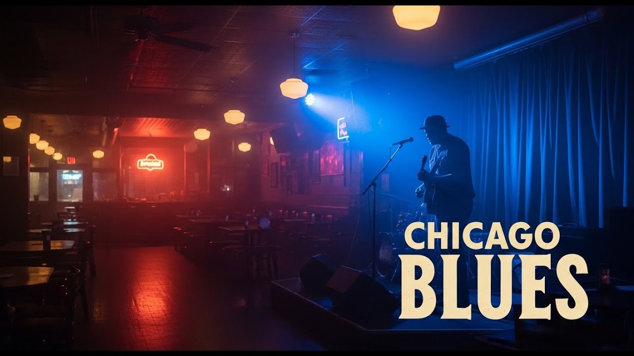 Chicago Blues Guitar Playlist | Slow Blues for Long Drives Alone