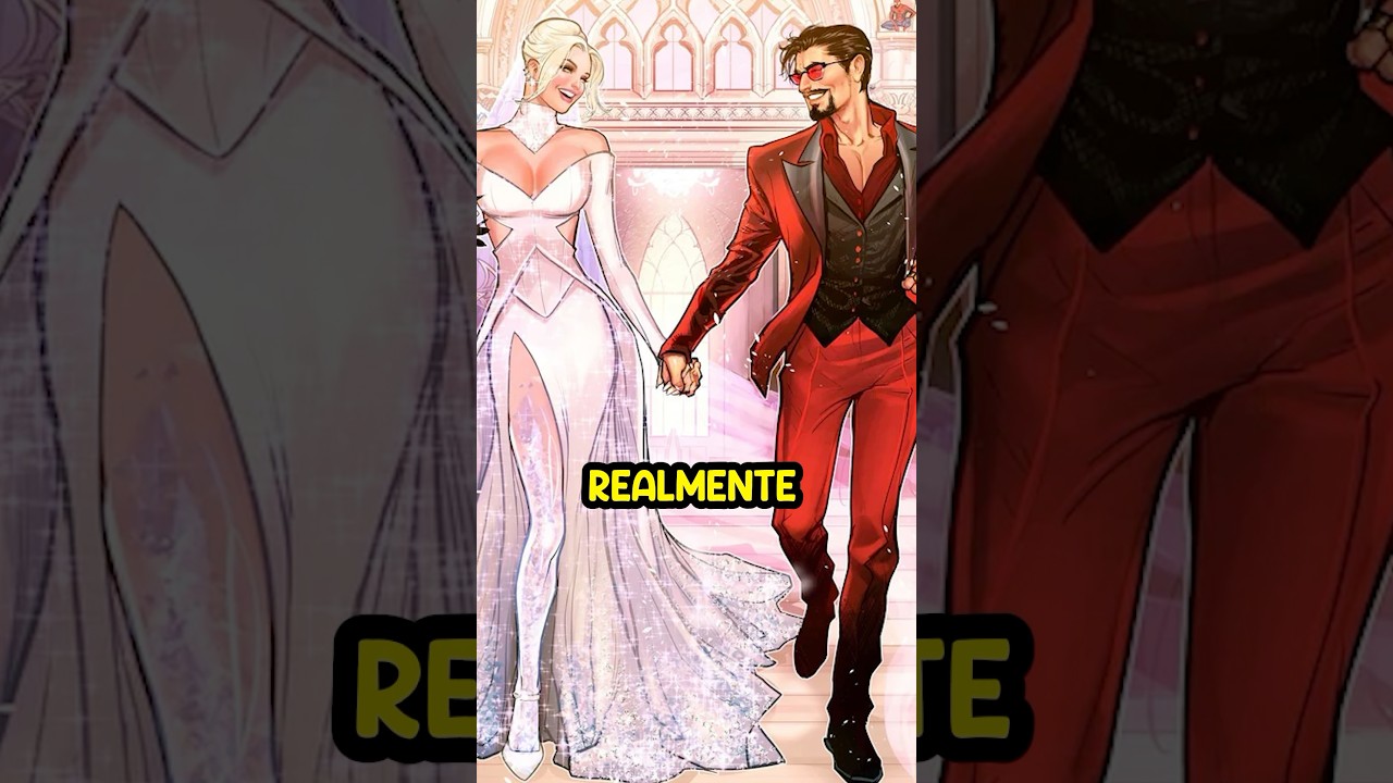 Homem de Ferro se Casa com Emma Frost! #quadrinhos #homemdeferro #marvelcomics #hq #marvel #shorts