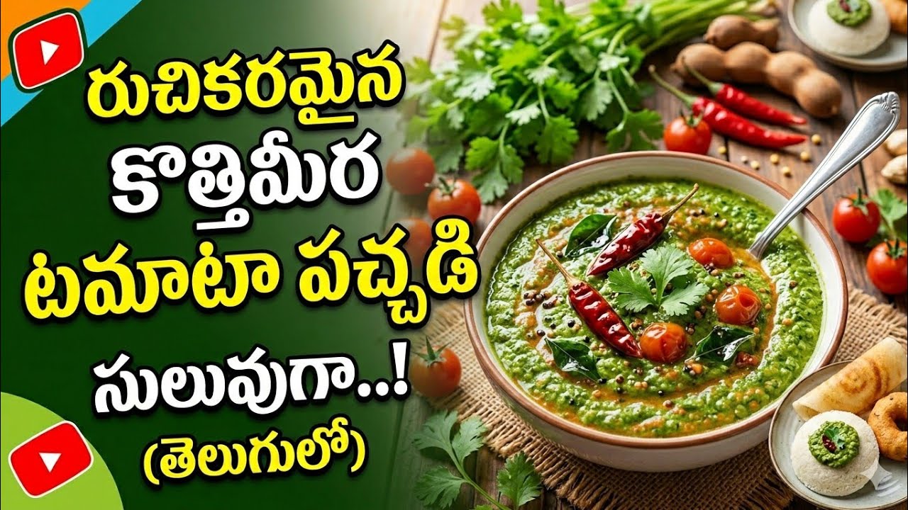 కూరగాయలు ఏమి లేనప్పుడు ఇలా నిమిషాల్లో ఈ కొత్తిమీర పచ్చడి చేసి పెట్టండి రుచి అదిరిపోతుంధి 🤤#ytshorts😋