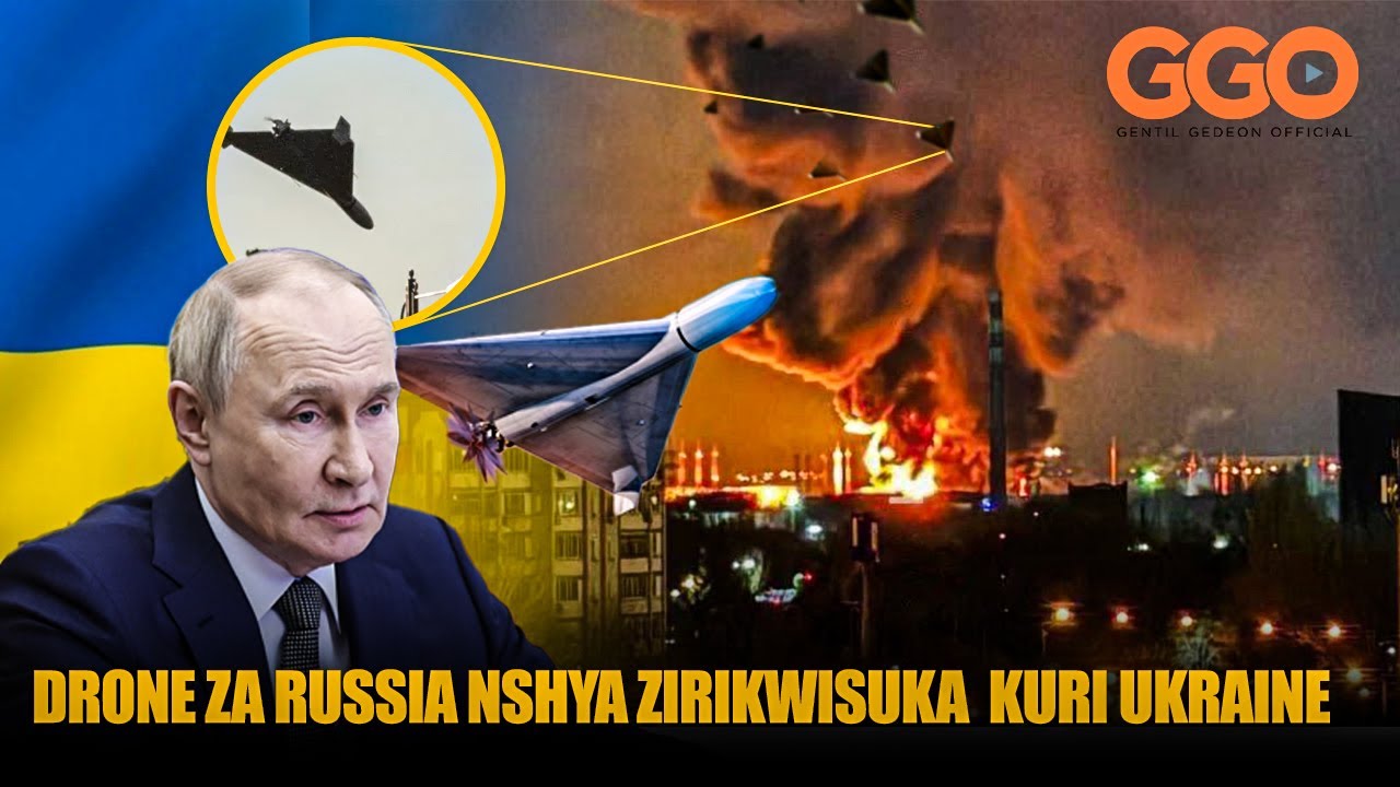 PUTIN AZANYE DRONES ZITEYE UBWOBA: URUGAMBA RWO MU KIRERE ARISHYIZE KU RUNDI RWEGO|IBIGANIRO BYANZE
