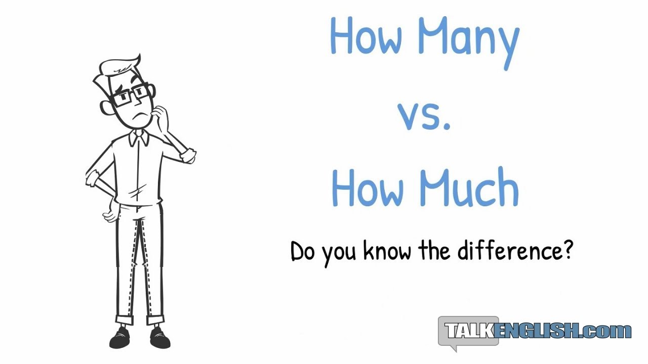 Understanding Confusing English Grammar:  How Many vs. How Much: