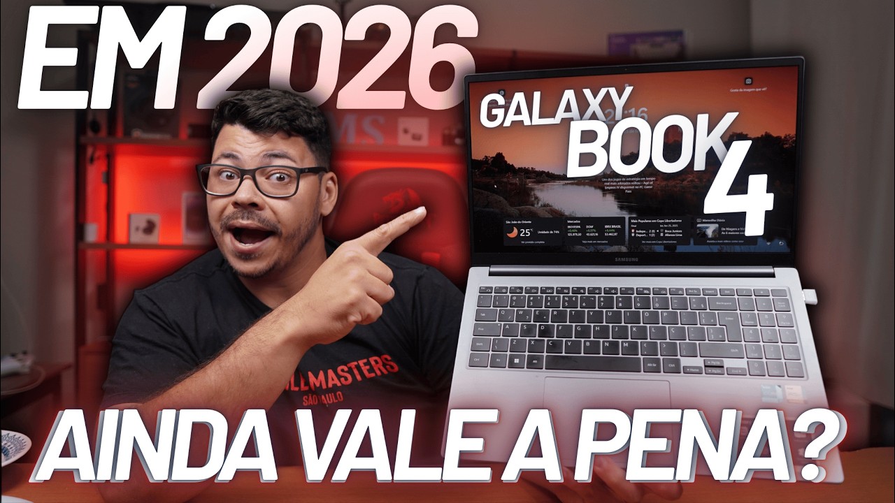 Samsung Galaxy Book 4 Intel Core i7 16gb Ram, DEPOIS DE 1 ANO ainda VALE A PENA em 2026!