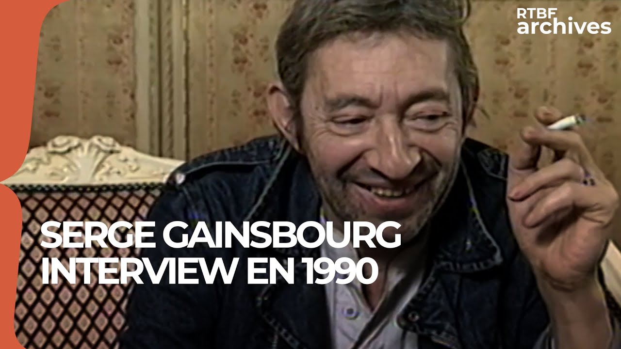 Serge Gainsbourg : l'interview gentil garçon en 1990 - RTBF Archives