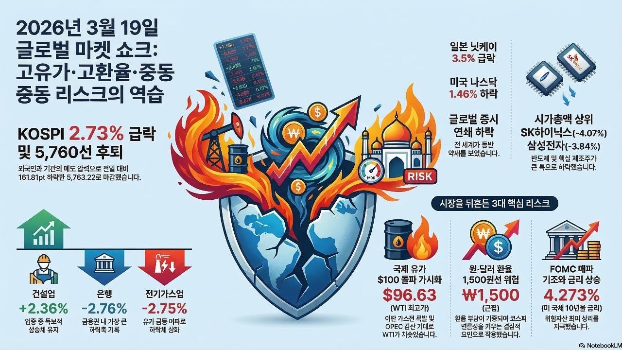 [팟캐스트][2026.03.19] 장마감 리포트 시황 브리핑