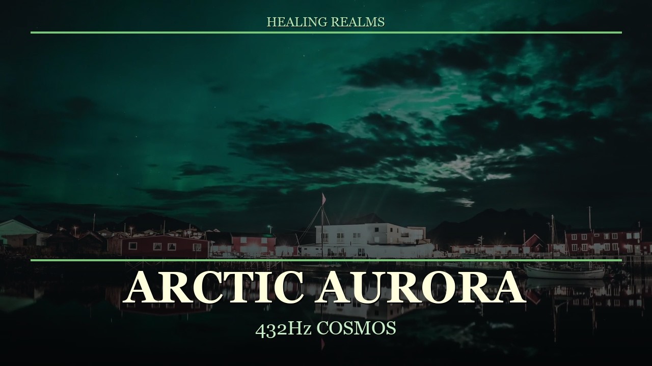 Arctic Aurora Night | 432Hz Cosmic Peace | 3 Hours Deep Meditation