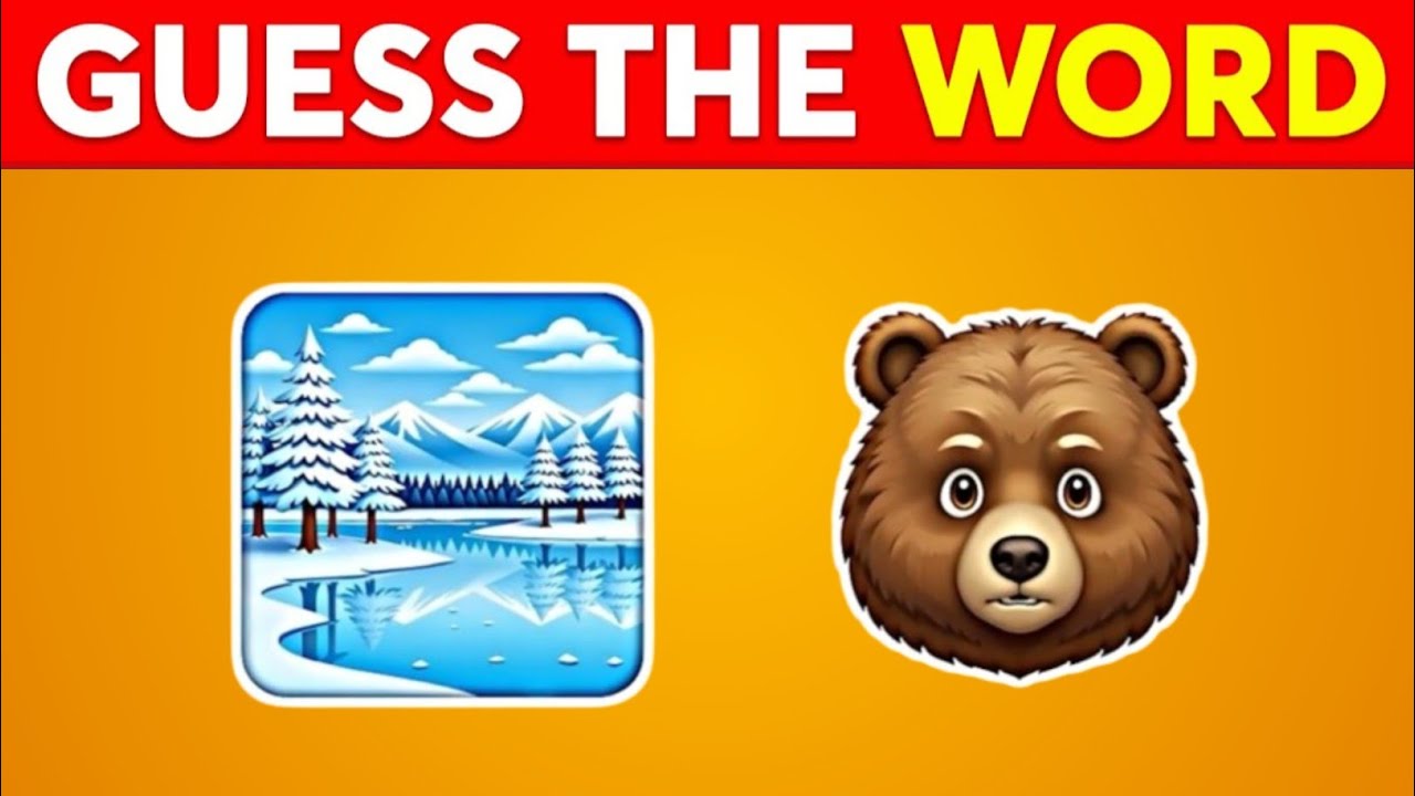 🤔 Guess the Word by Emoji 🤯🎉 | Ultimate Emoji Quiz Challenge 💭 | Quiz Glust 🏆